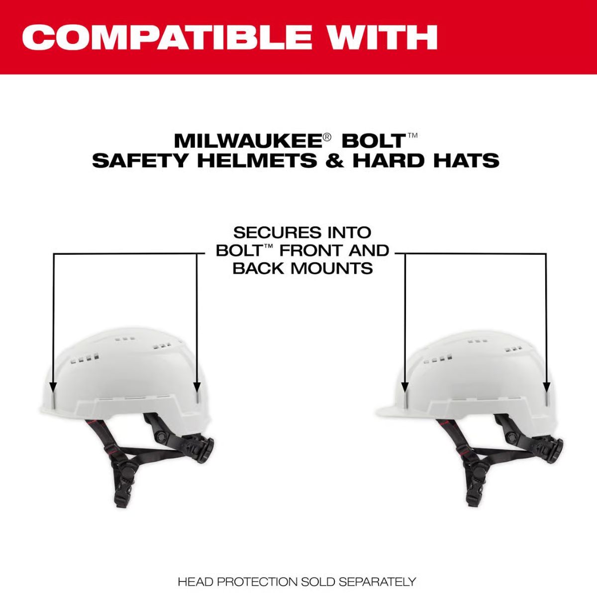 Milwaukee Hard Hat Cooling Fan White
