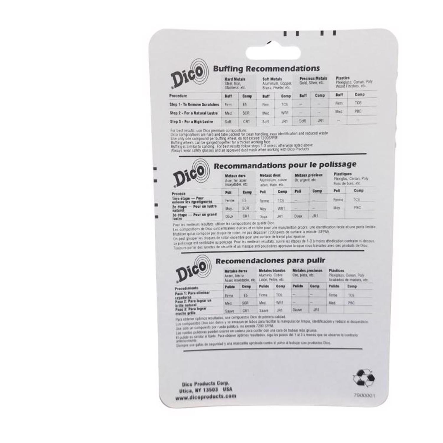 Dico Cordless 4 in. Buffing Wheel 1 each