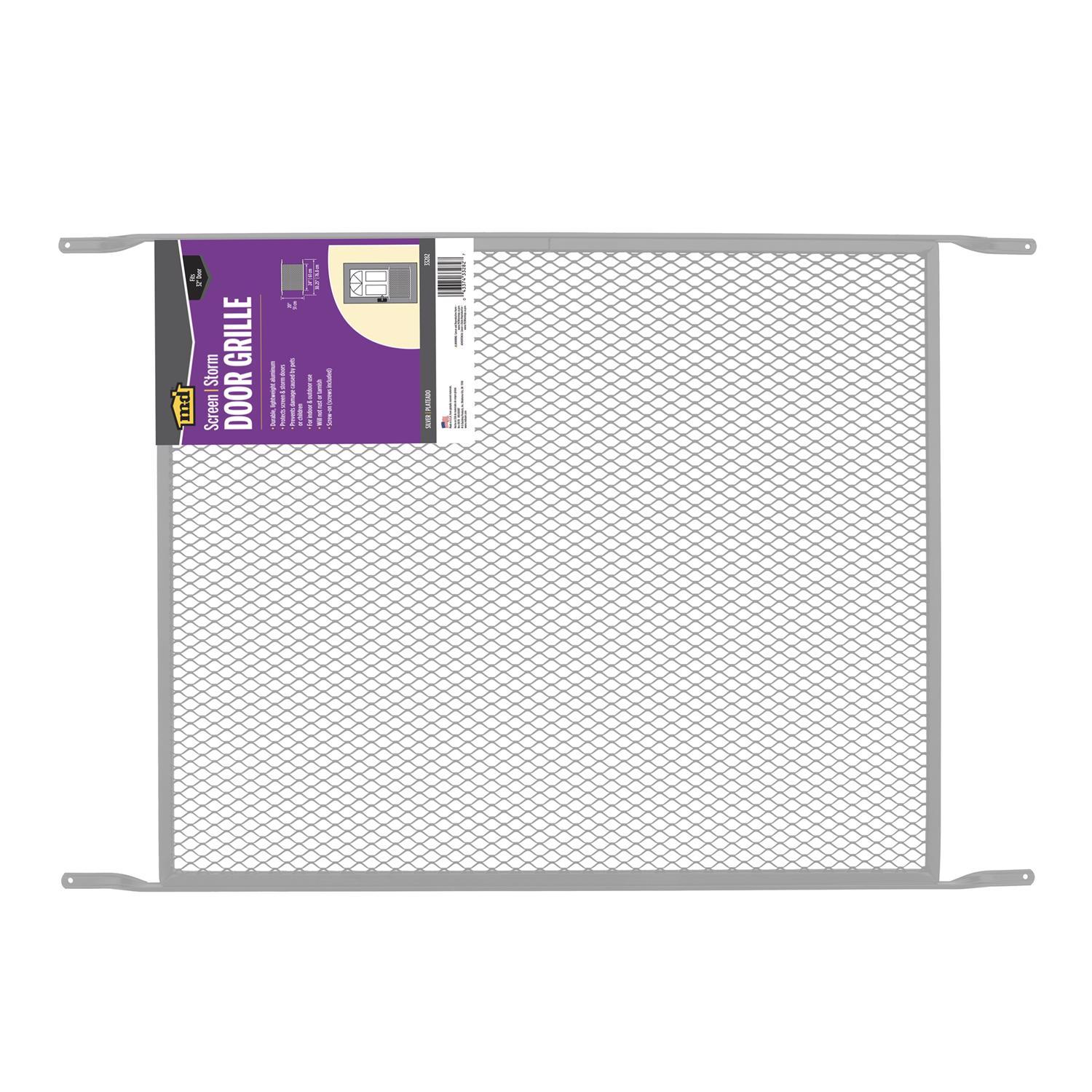 M-D Building Products 19 in. L Mill Silver Aluminum Door Grille 1 pc