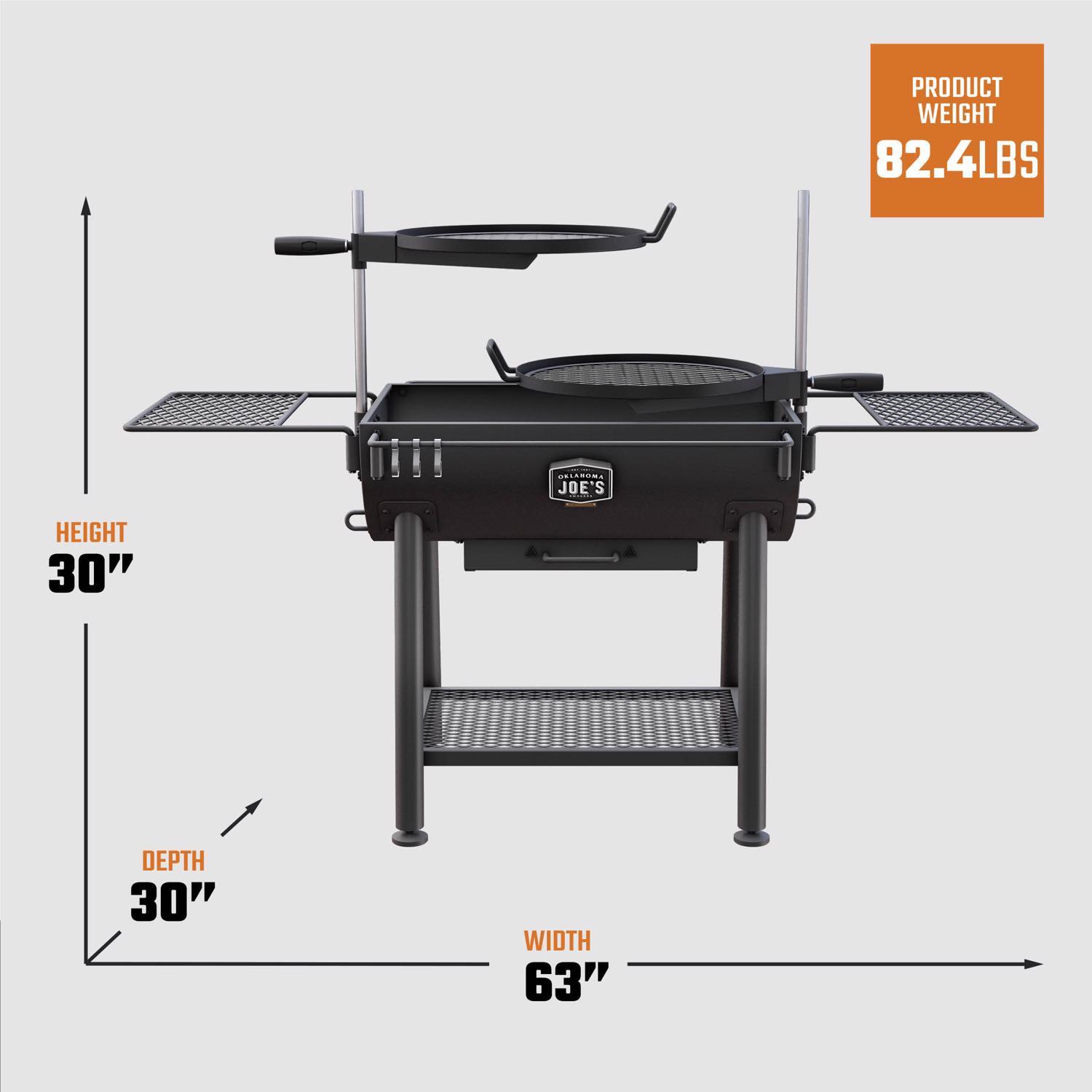 Oklahoma Joe's 19 in. Firecraft Charcoal Grill Black