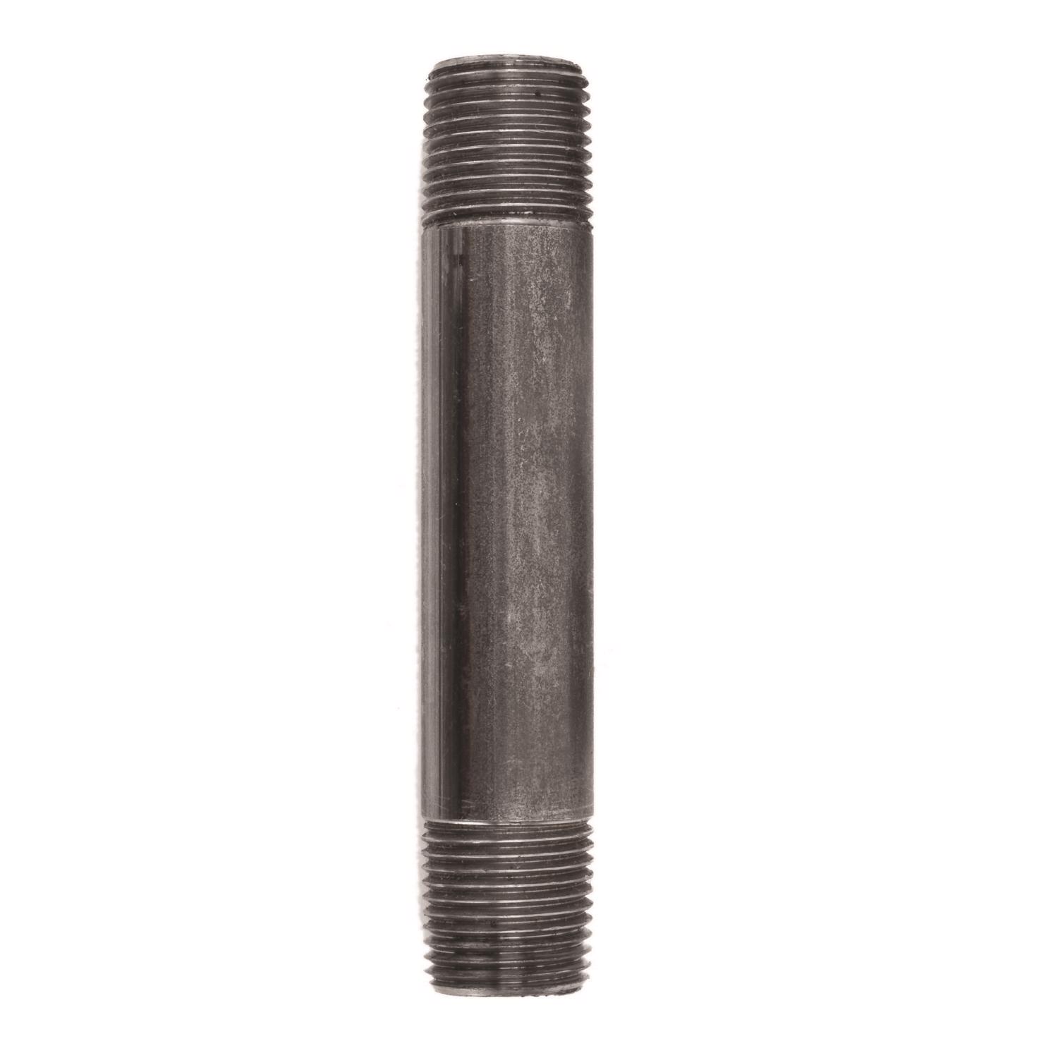 STZ Industries 1/2 in. MIP each X 1/2 in. D MIP Black Steel 4-1/2 in. L Nipple