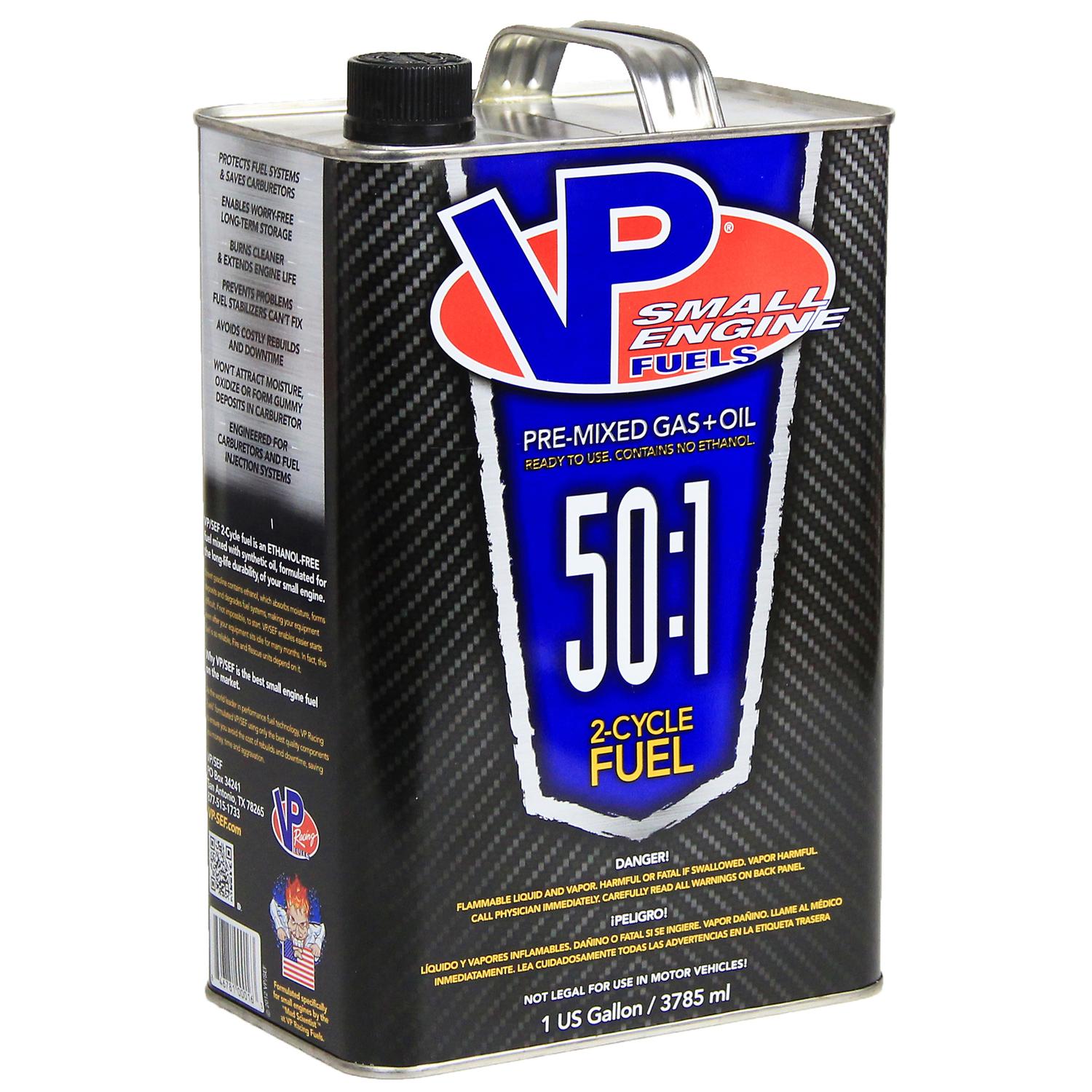 VP Racing Fuels Small Engine Ethanol-Free 2-Cycle 50:1 Pre-Mixed Fuel 1 gal
