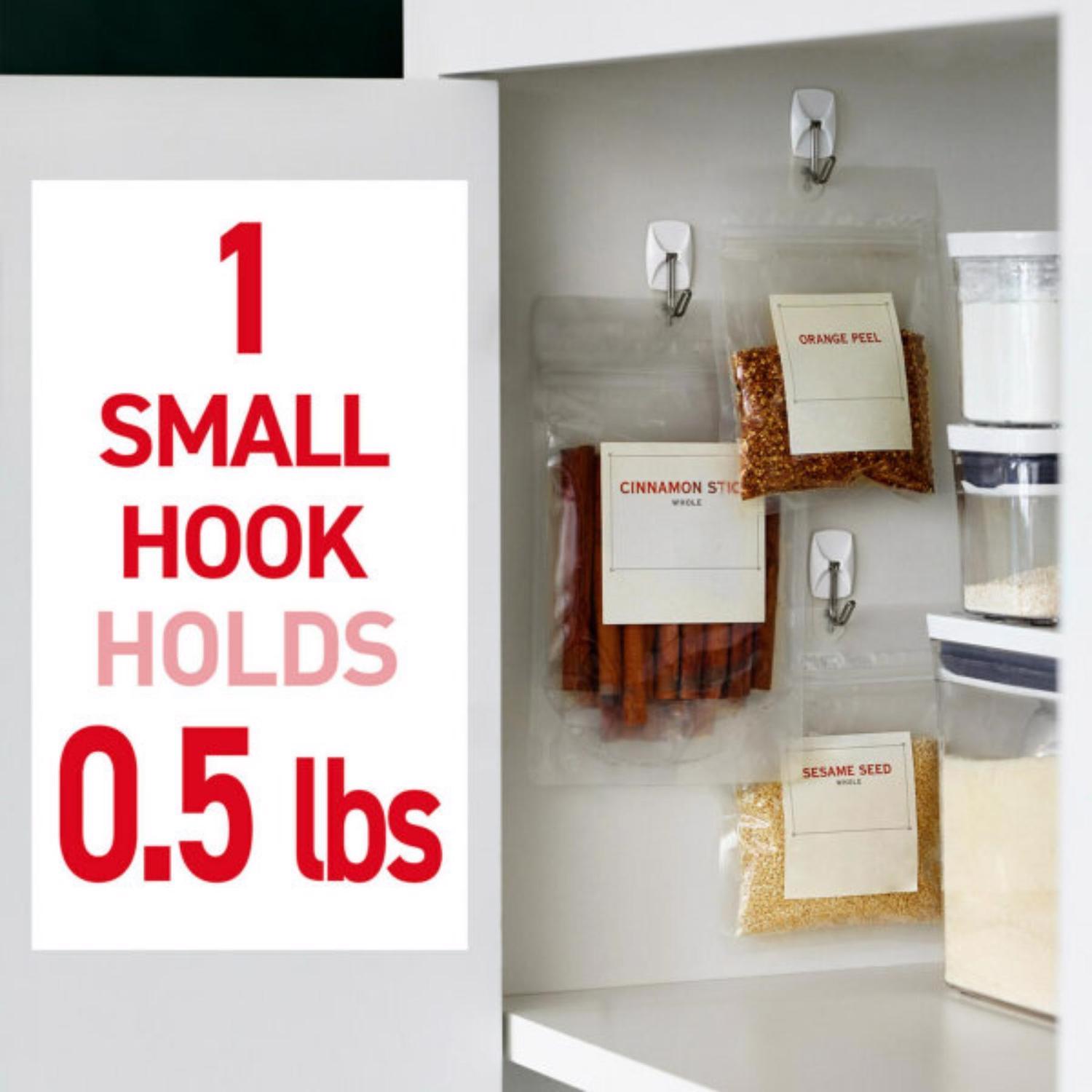 3M Command Small Plastic Wire Hooks 1.625 in. L 1 pk