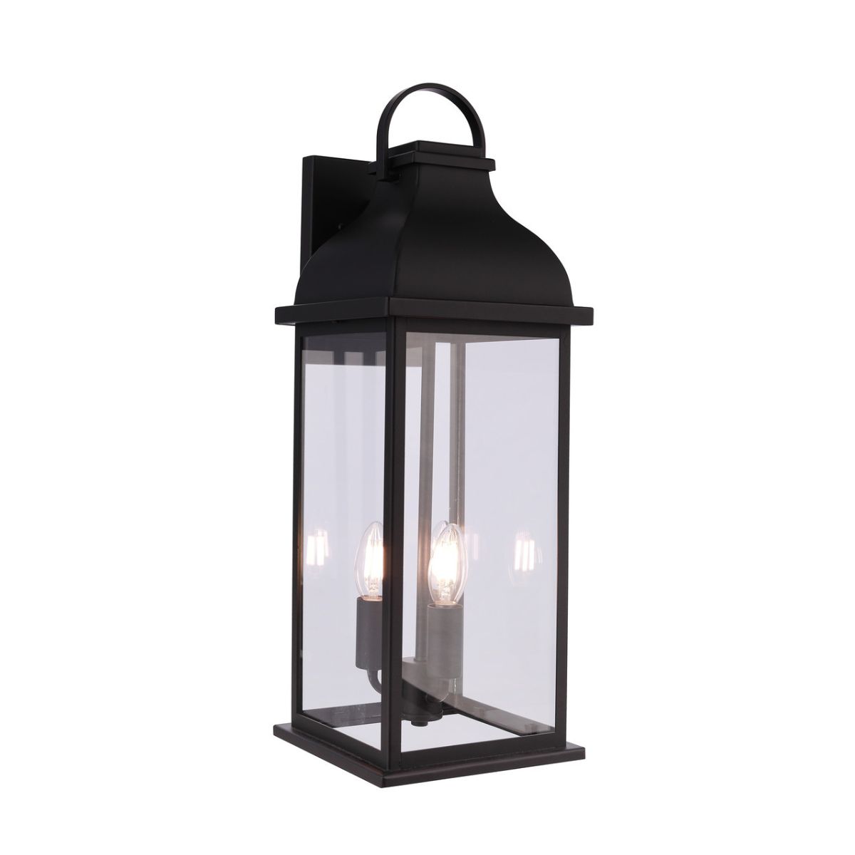 Craftmade Bent Tree 3 Light Outdoor Wall Lantern in Midnight