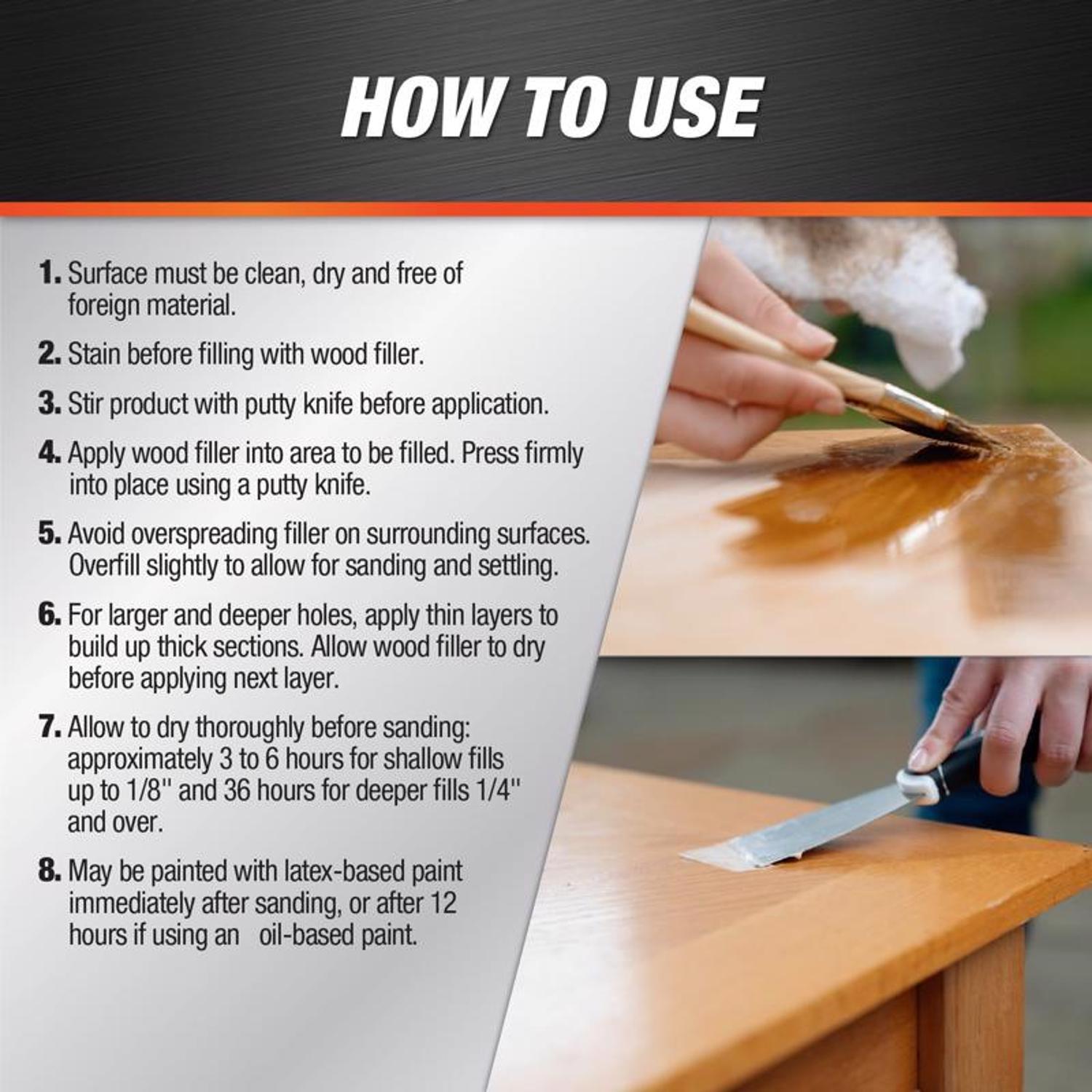 DAP Plastic Wood Natural Wood Filler 8 oz