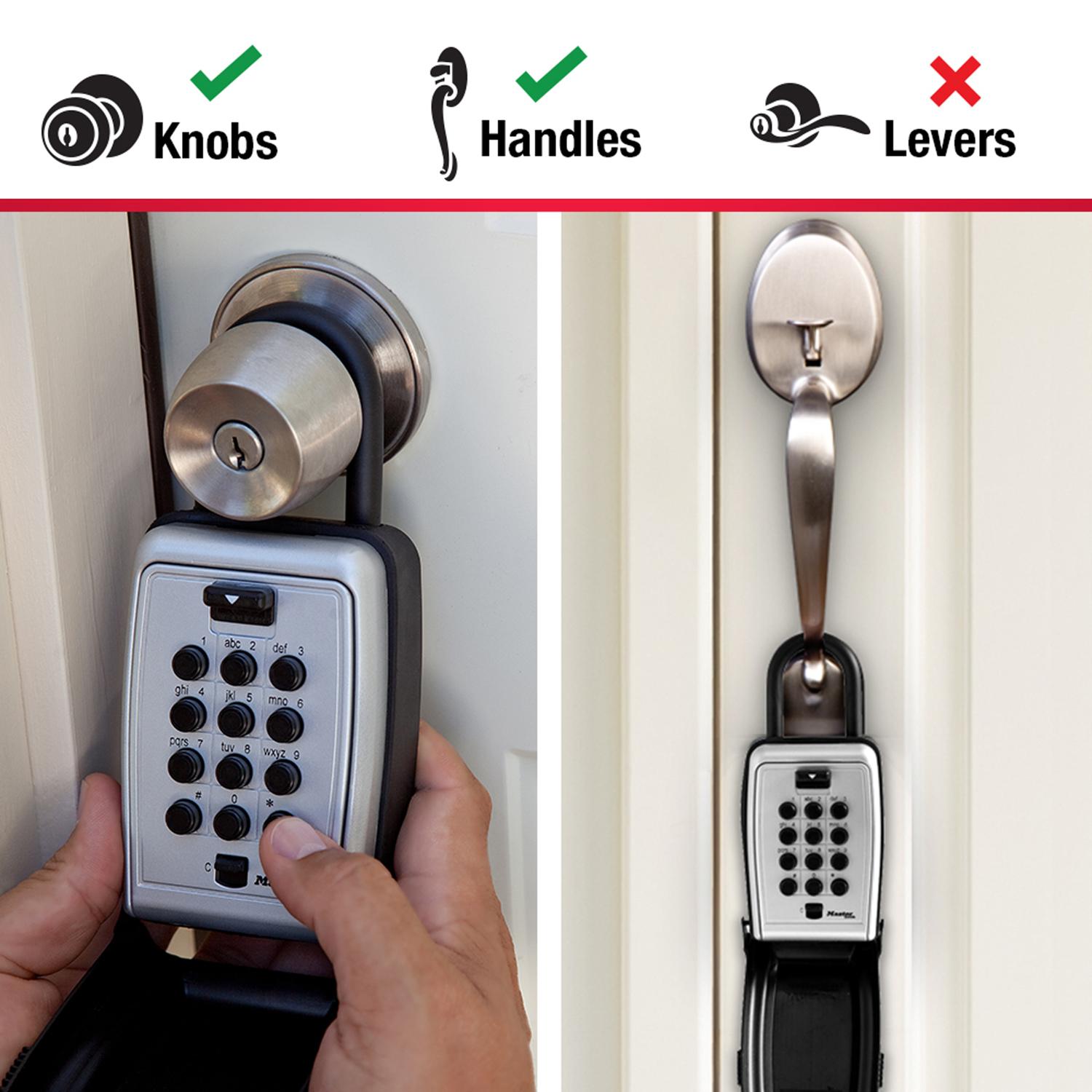 Master Lock 3.13 in. W Metal 4-Digit Combination Lock Box