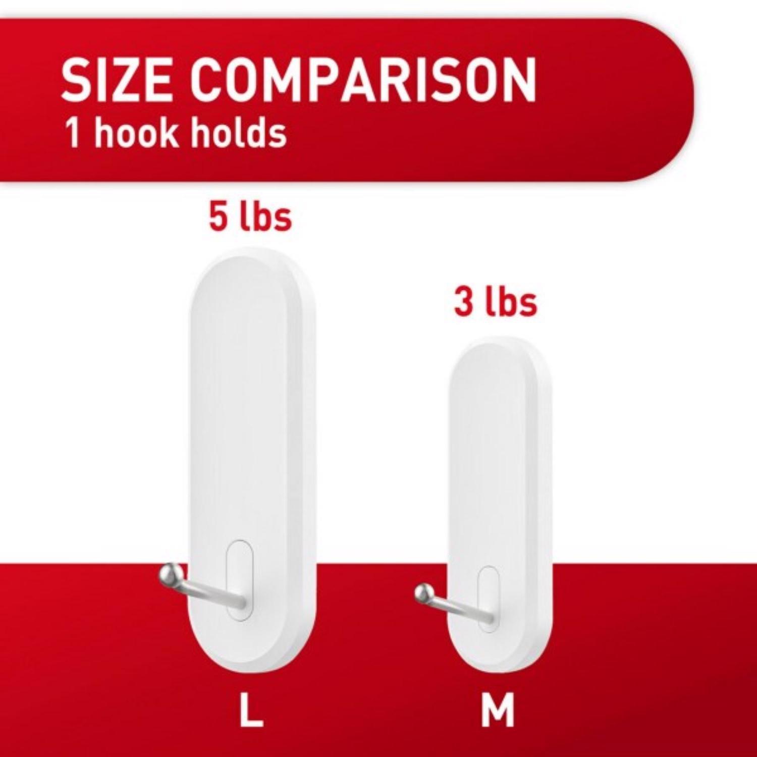 3M Command Large Plastic Wire Hooks 4.14 in. L 1 pk