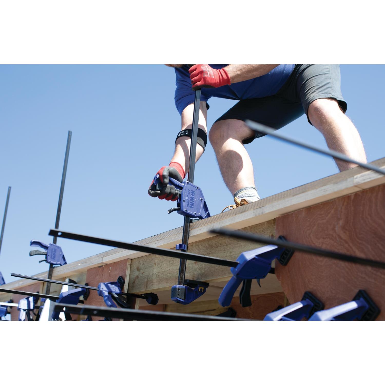 Irwin Quick-Grip 24 in. X 3-1/2 in. D Bar Clamp 300 lb
