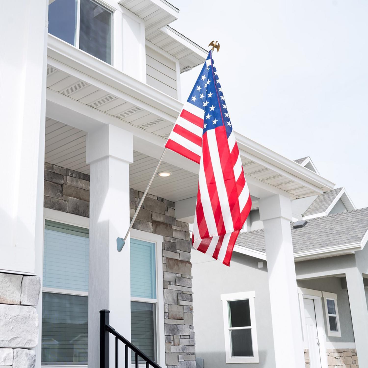 Valley Forge American Flag Kit 36 in. H X 60 in. W