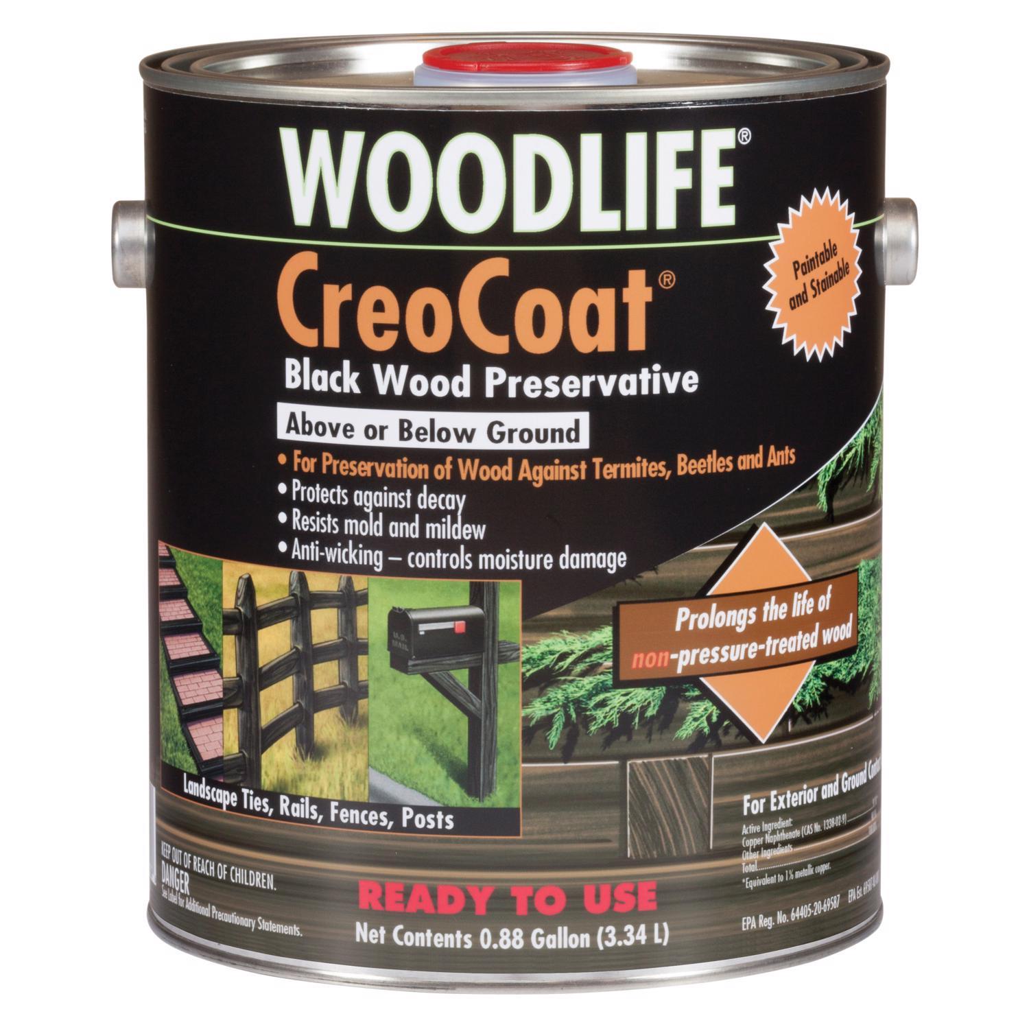 Wolman Woodlife Black Semi-Transparent Water-Based Wood Preservative 1 gal