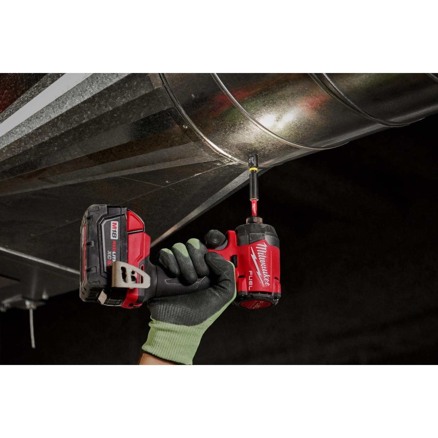 Milwaukee Shockwave 1/2 in. drive X 2-9/16 in. L Heat-Treated Steel Nut Driver 1 pc