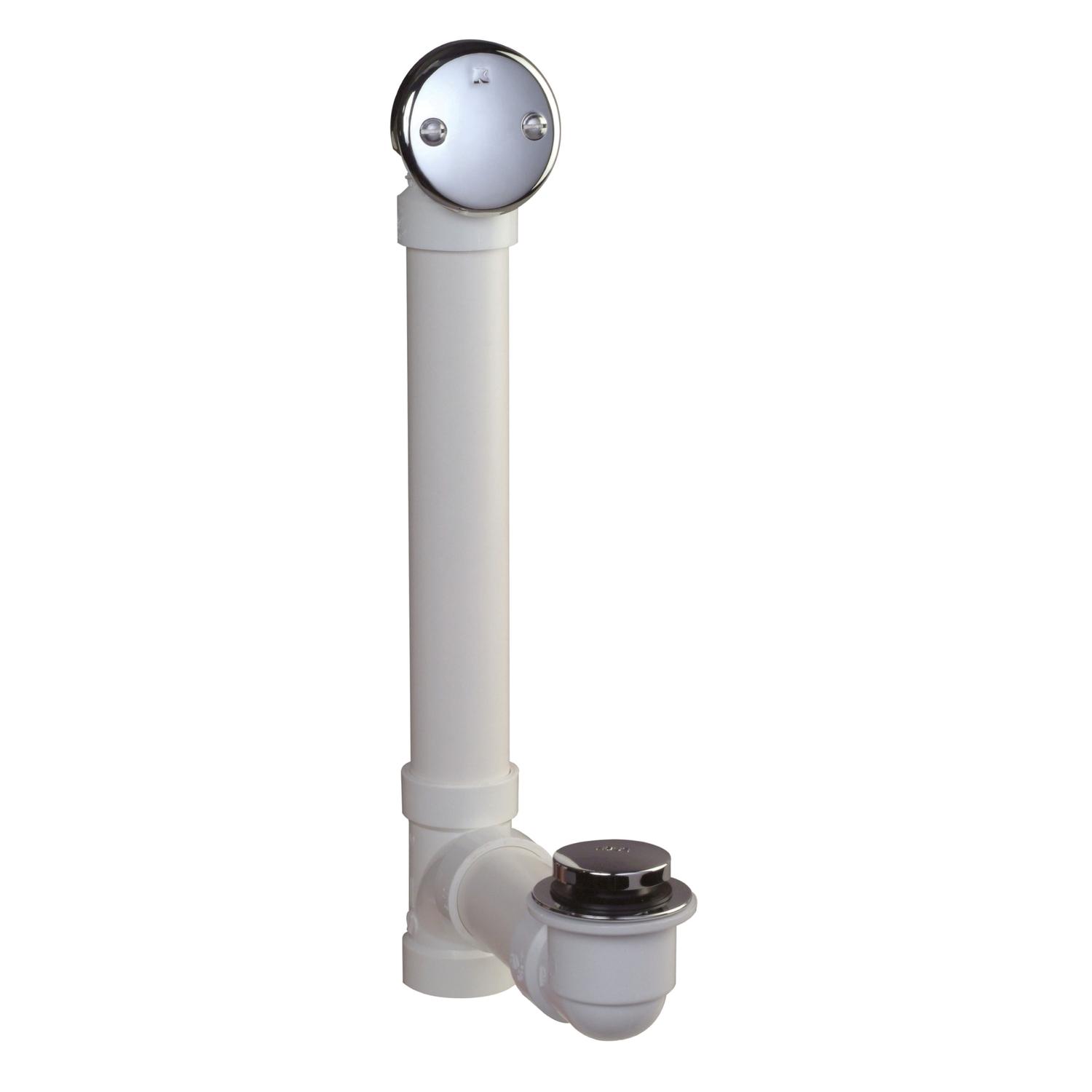 Keeney ft. Lok Stop 1-1/2 in. D Chrome PVC Bath Drain