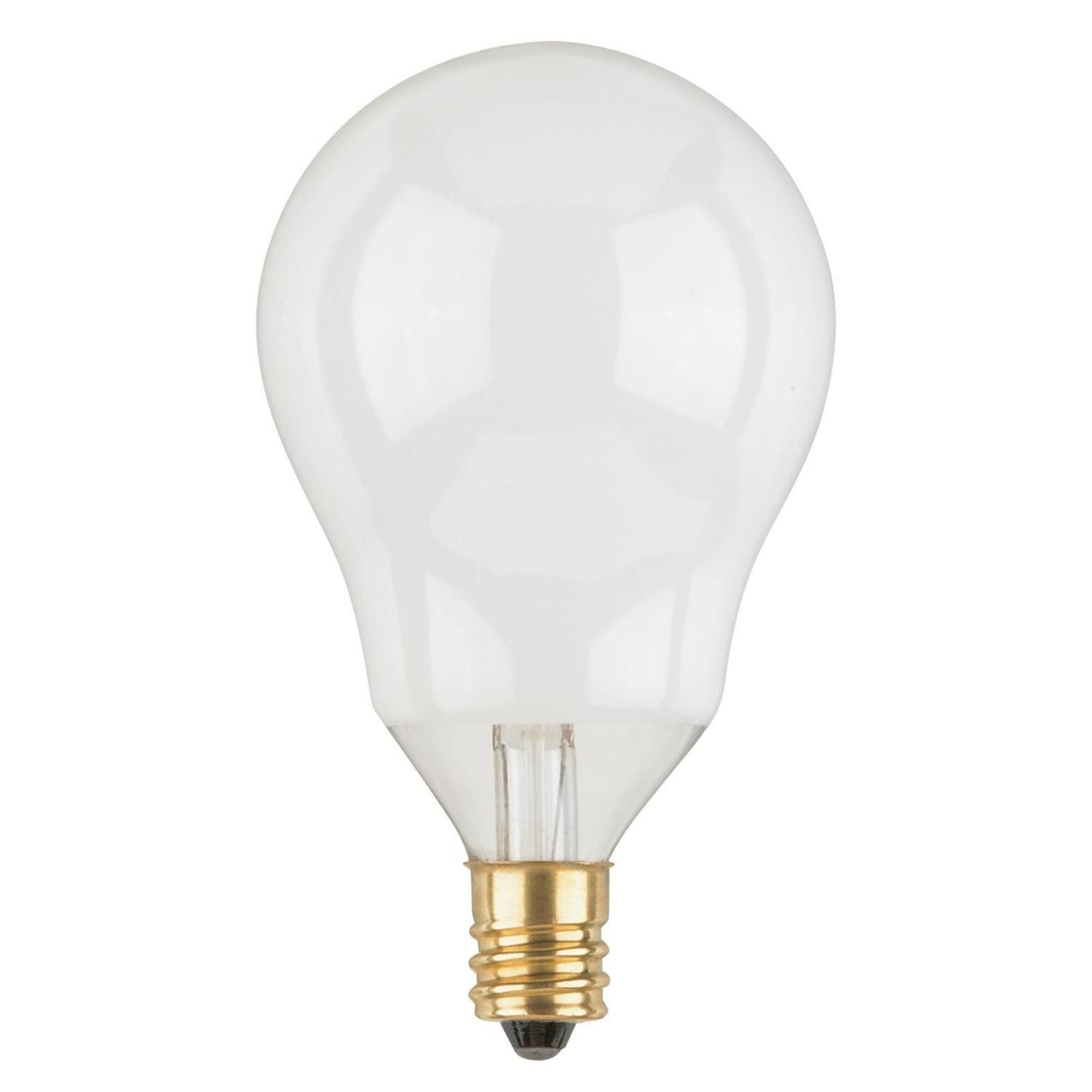 Westinghouse 40 W A15 Decorative Incandescent Bulb E12 (Candelabra) Warm White 2 pk