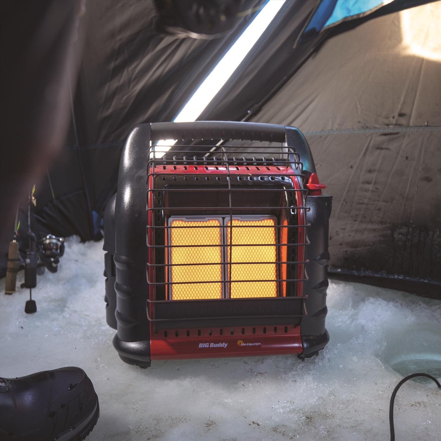 Mr. Heater Big Buddy 18000 Btu/h 450 sq. ft. Radiant Propane Portable Heater