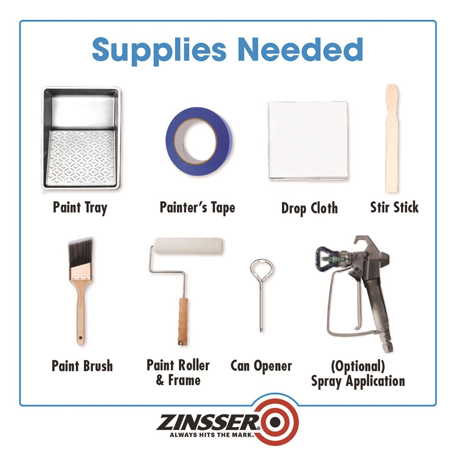 Zinsser Bulls Eye 123 Deep Tint White Primer and Sealer 1 gal