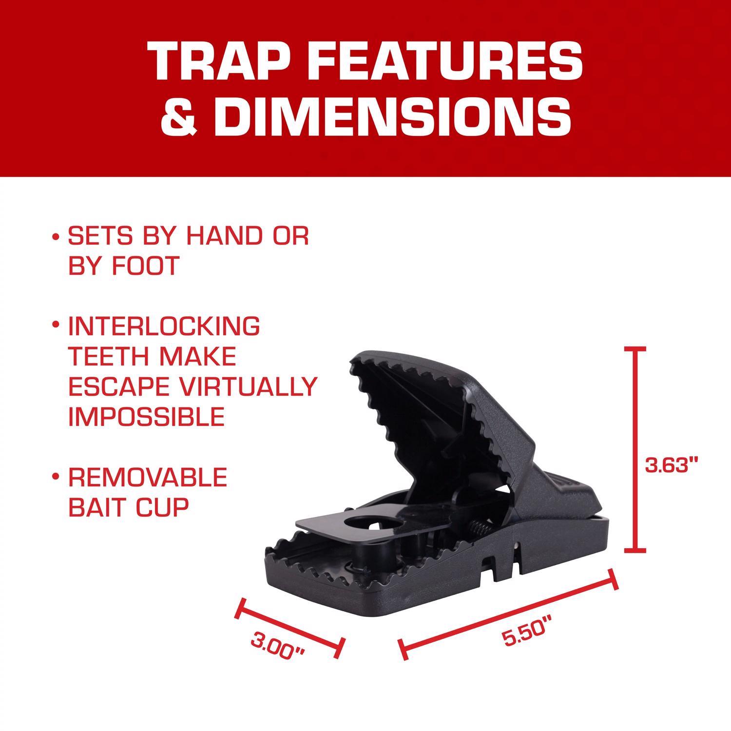 Tomcat Medium Snap Trap For Rats 1 pk