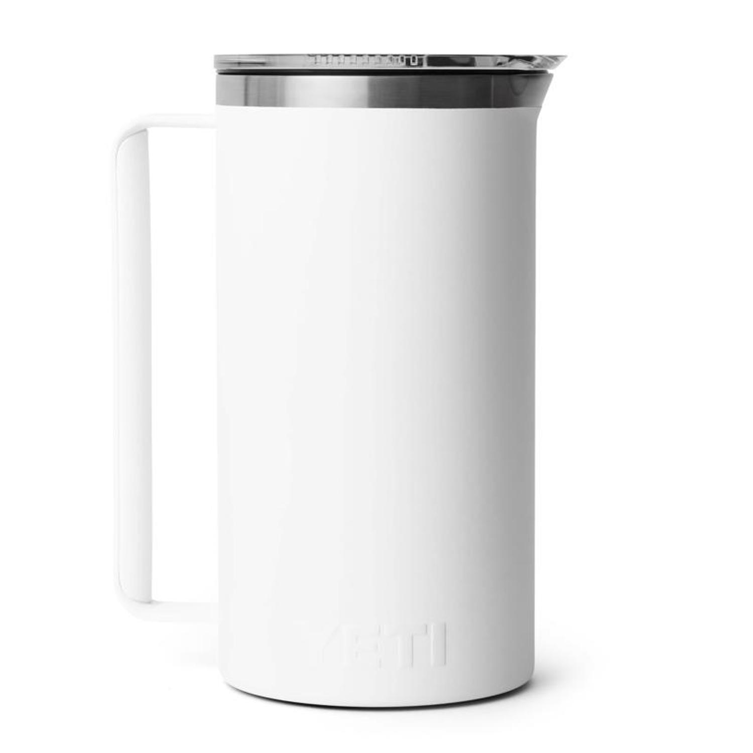 YETI Rambler 64 oz White Pitcher Stainless Steel