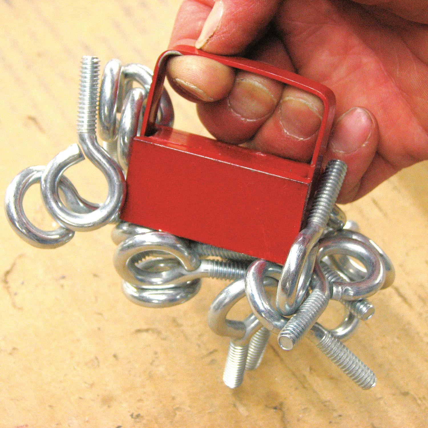 Magnet Source 2 in. L X.75 in. W Red Handle Magnet 50 lb. pull 1 pc