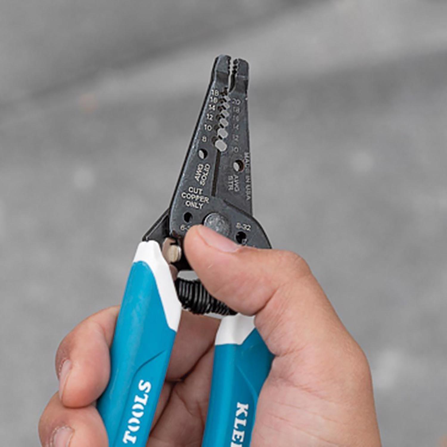 Klein Tools 18 Ga. 7-1/8 in. L Wire Stripper/Cutter