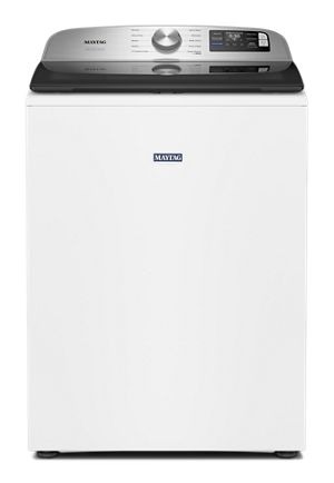 Maytag 5.2 Cu. Ft. Smart Top Load Washer with Extra Power in White
