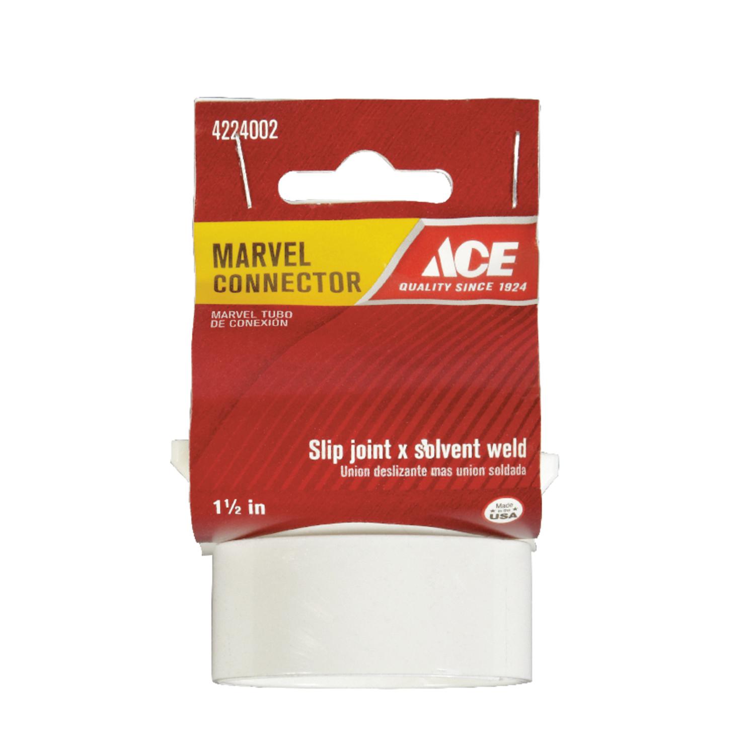 Ace 1-1/2 in. D Polypropylene Marvel Connector