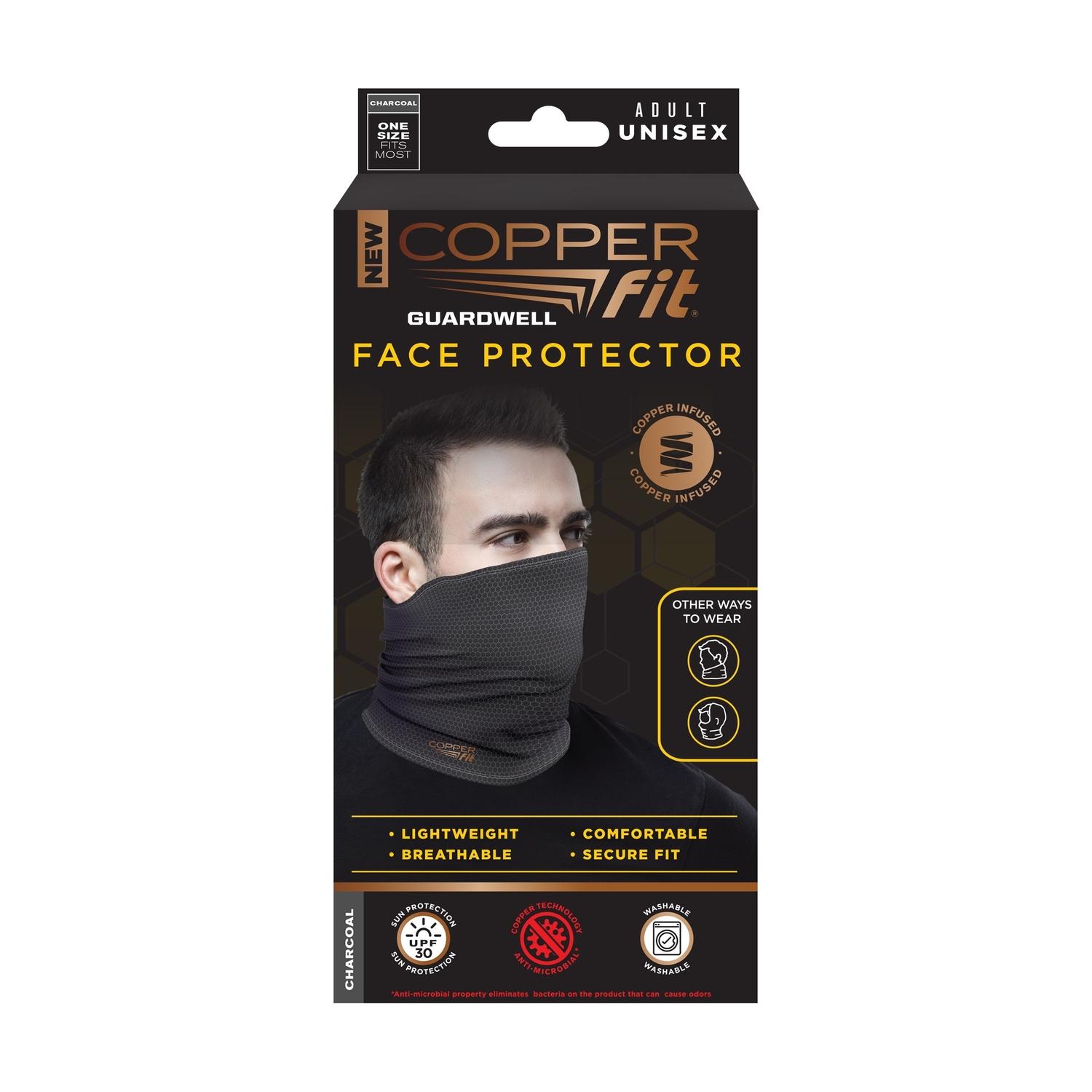 Copper Fit Protective Copper Infused Face Protector 1 Pack