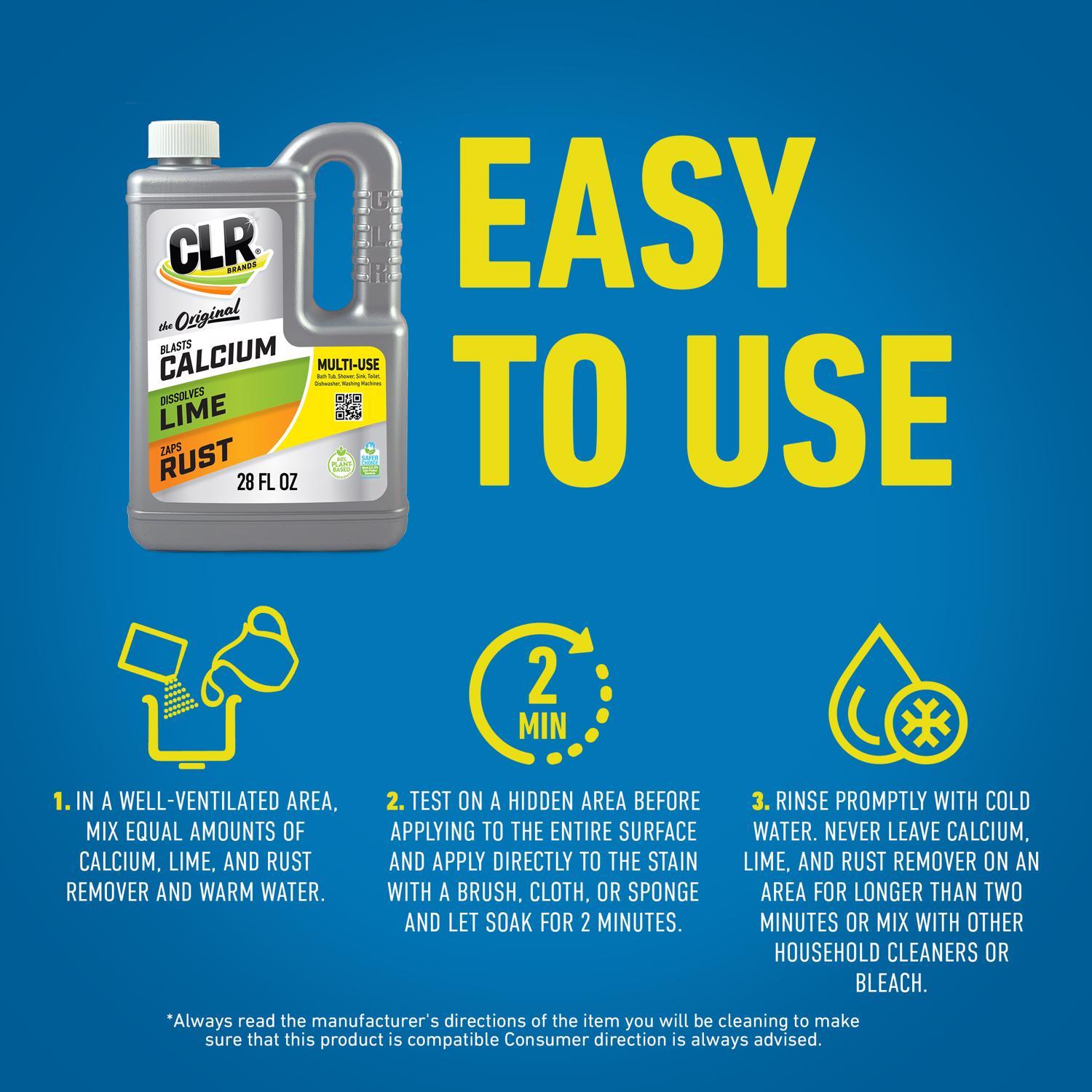 CLR Brands Calcium Rust and Lime Remover 28 oz Liquid