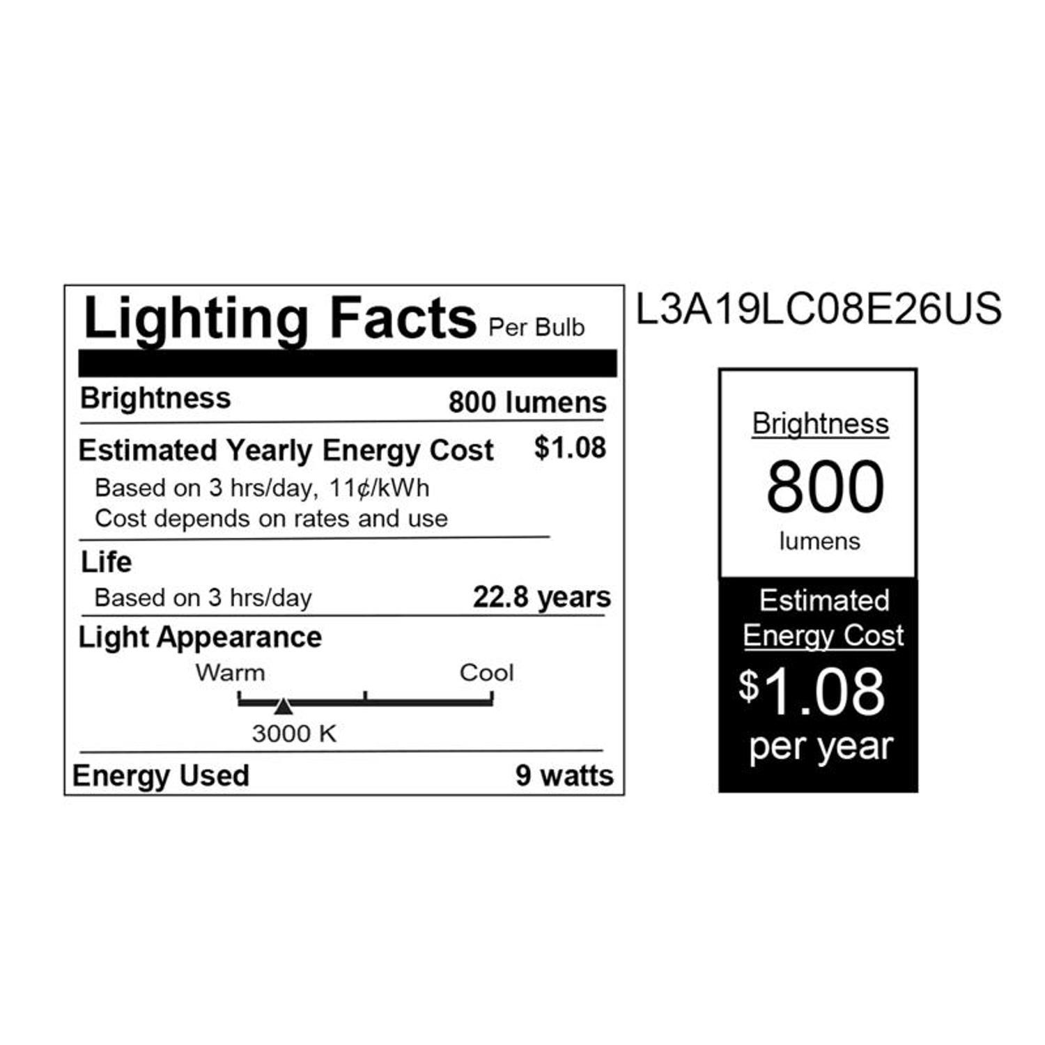 LIFX Smart Home A19 E26 (Medium) Smart-Enabled LED Bulb Color Changing 60 Watt Equivalence 1 pk