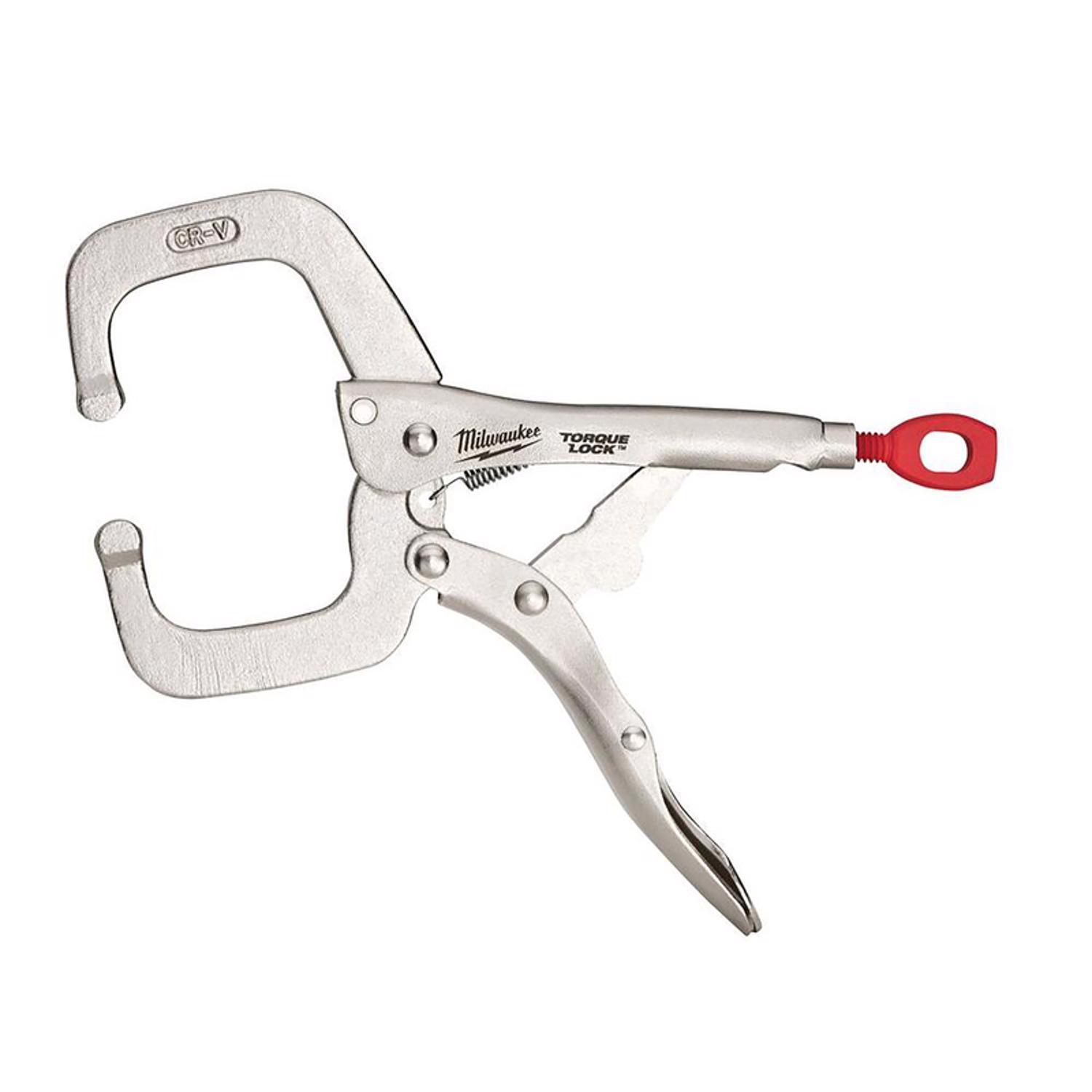 Milwaukee Torque Lock 2 in. X 2-1/8 in. D Locking C-Clamp 400 lb 1 pc
