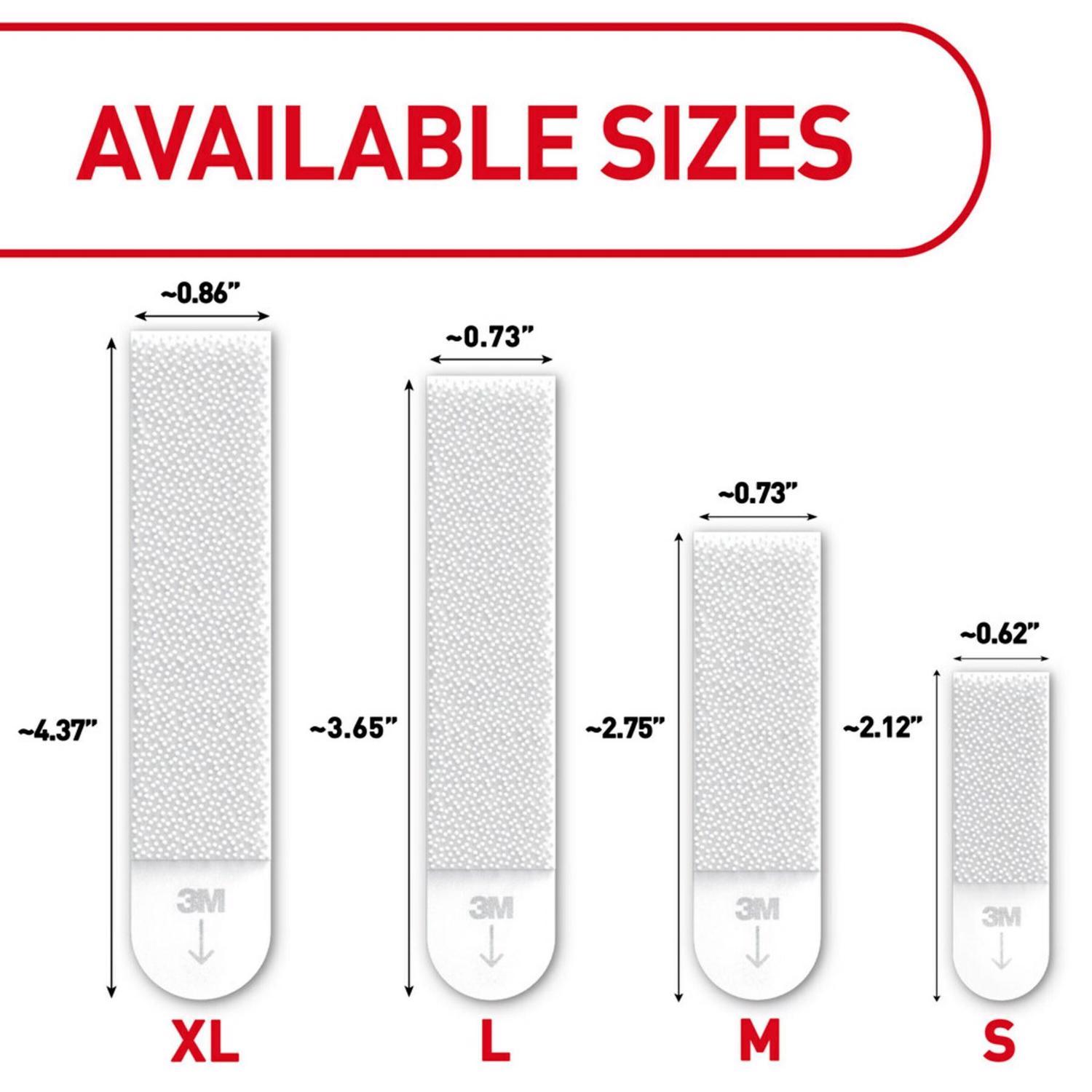 3M Command Black Large Picture Hanging Strips 15 lb 4 pk