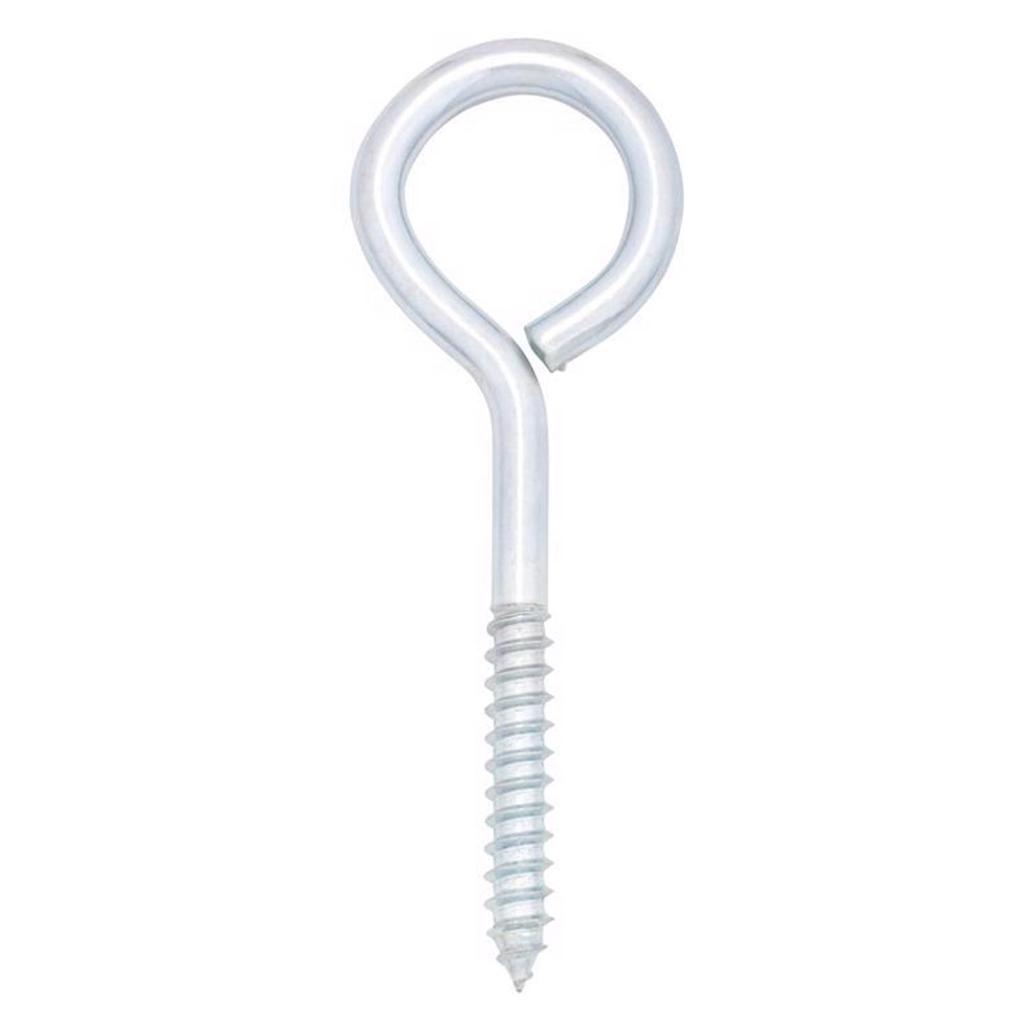 Hampton 3/8 in. X 5 in. L Zinc-Plated Steel Lag Thread Eyebolt Nut Included