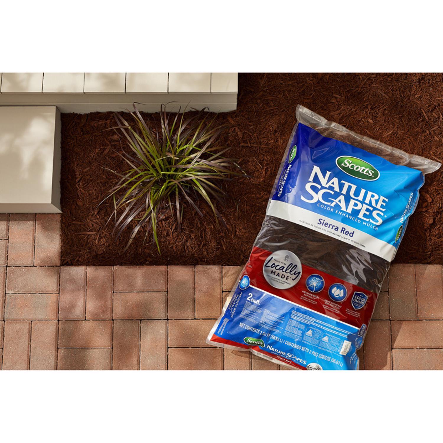 Scotts Nature Scapes Red Bark Color Enhanced Mulch 2 cu ft