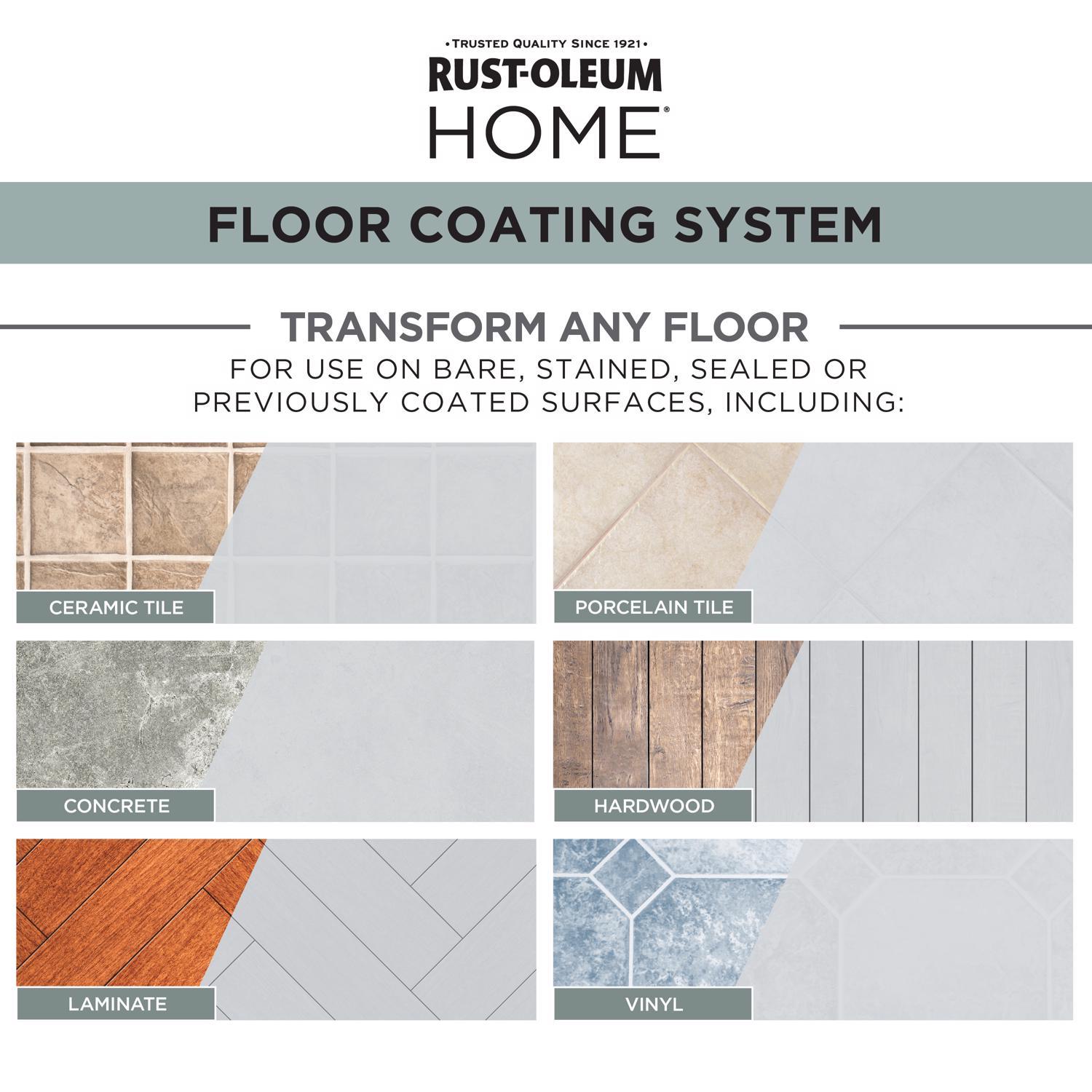 Rust-Oleum Home Dark Tint Base Water-Based Floor Coating Step 1 30.5 oz