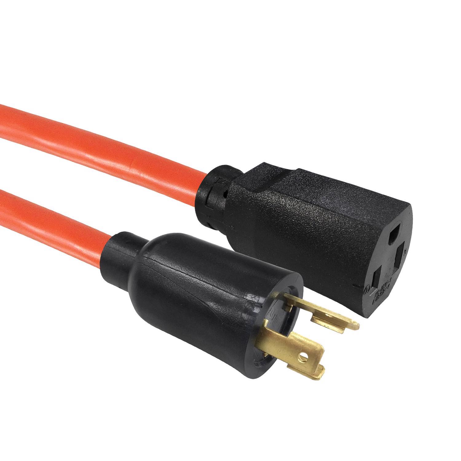 Ace Outdoor 10 in. L Orange Adapter Cord 12/3 STW