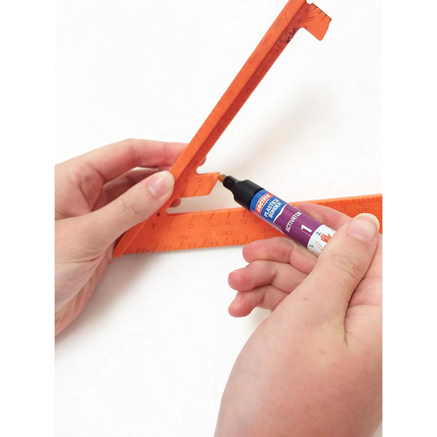 Loctite Plastic Bonding System High Strength Cyanoacrylate Clear Plastic Bonder 4 gm