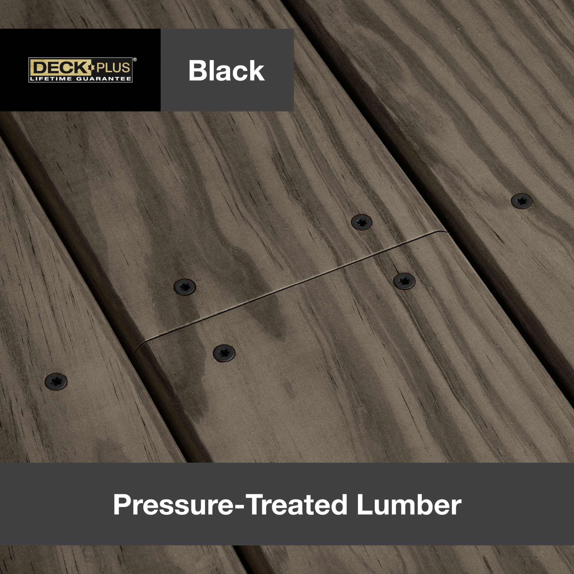 Deck Plus Black Deck Screws (#10 x 3 in.)