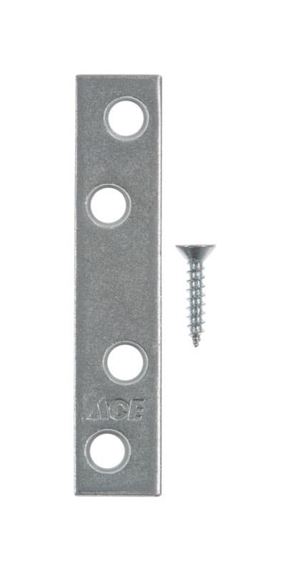 Ace 3 in. H X 0.625 in. W X.87 in. L Zinc Mending Brace