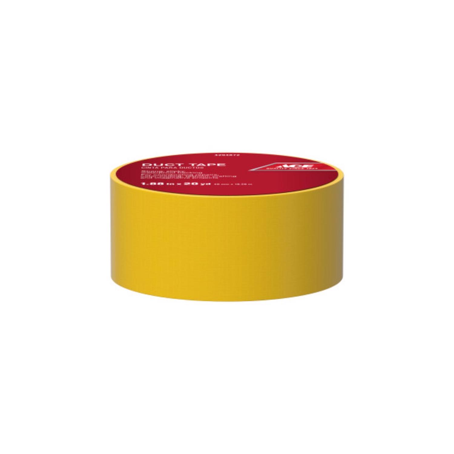 Ace 1.88 in. W X 20 yd L Yellow Solid Duct Tape