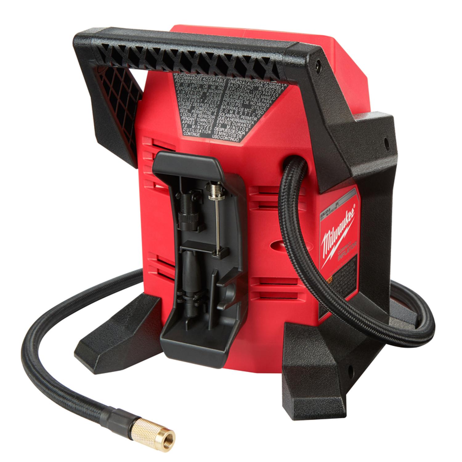Milwaukee M12 12 V 120 psi Tire Inflator
