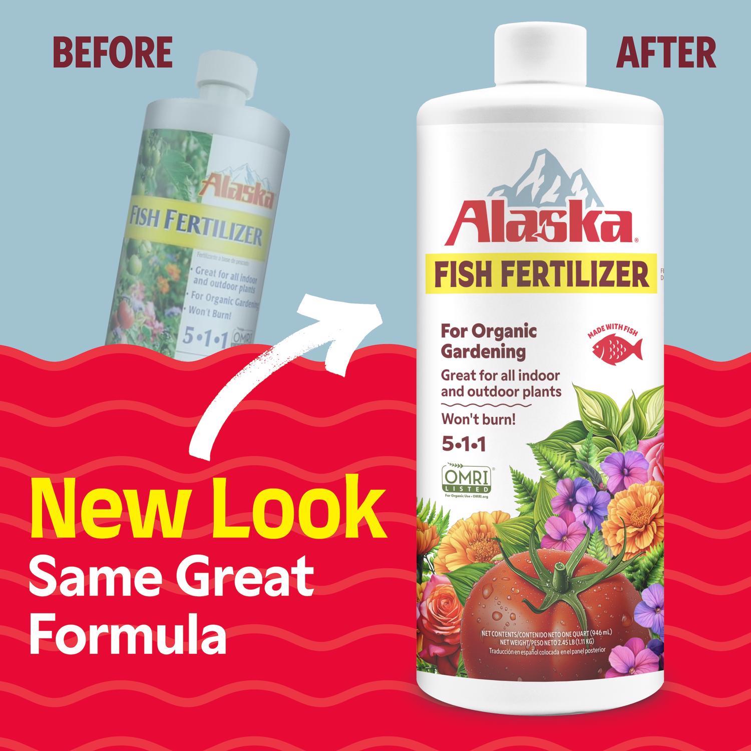 Alaska Organic Liquid Plant Food 1 qt