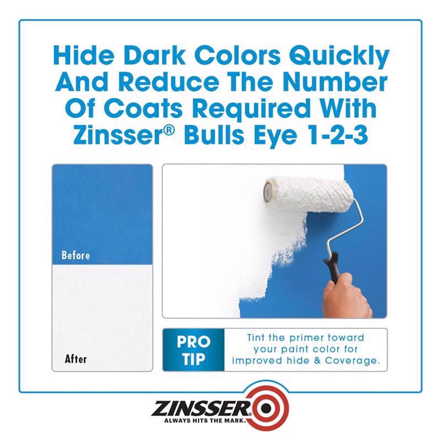 Zinsser Bulls Eye 123 White Primer and Sealer 5 gal