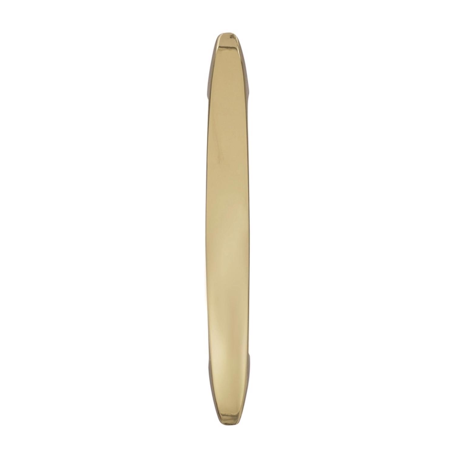 Amerock Contemporary Arch Cabinet Pull 3 in. Polished Brass Gold 1 pk