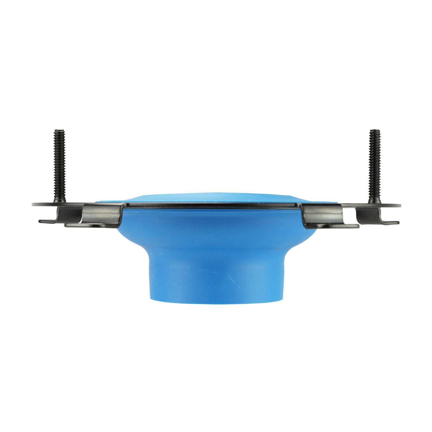 Danco HydroSeat Toilet Flange Repair Ring Black/Blue Plastic/Stainless Steel