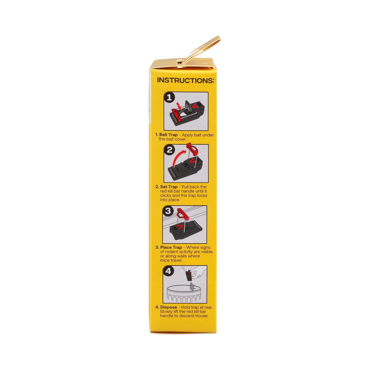 Victor Quick-Kill Small Snap Trap For Mice 3 pk