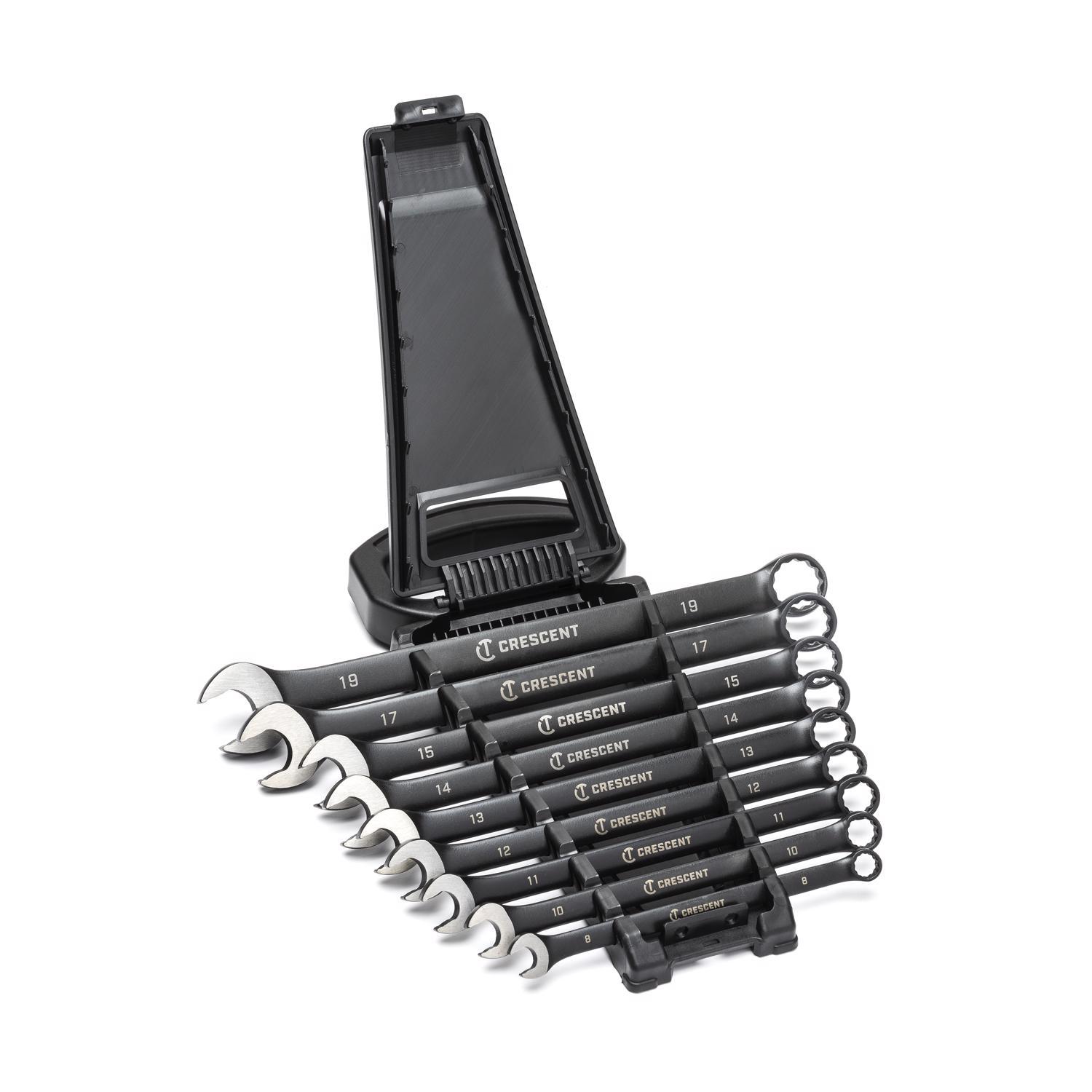 Crescent X10 12 Point Metric Combination Wrench Set 9 pc