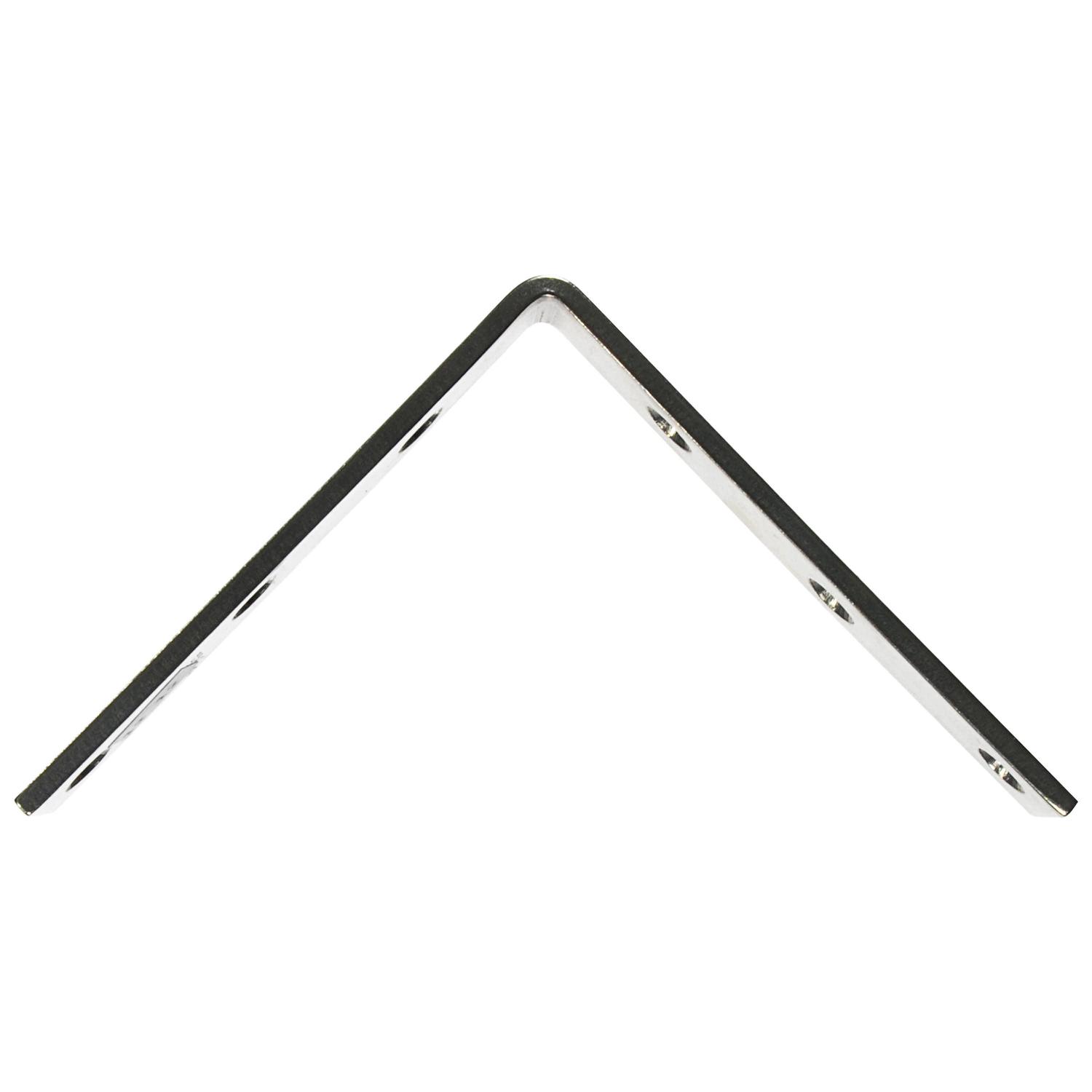 Ace 5 in. H X.875 in. W X 5 in. D Stainless Steel Inside L Corner Brace