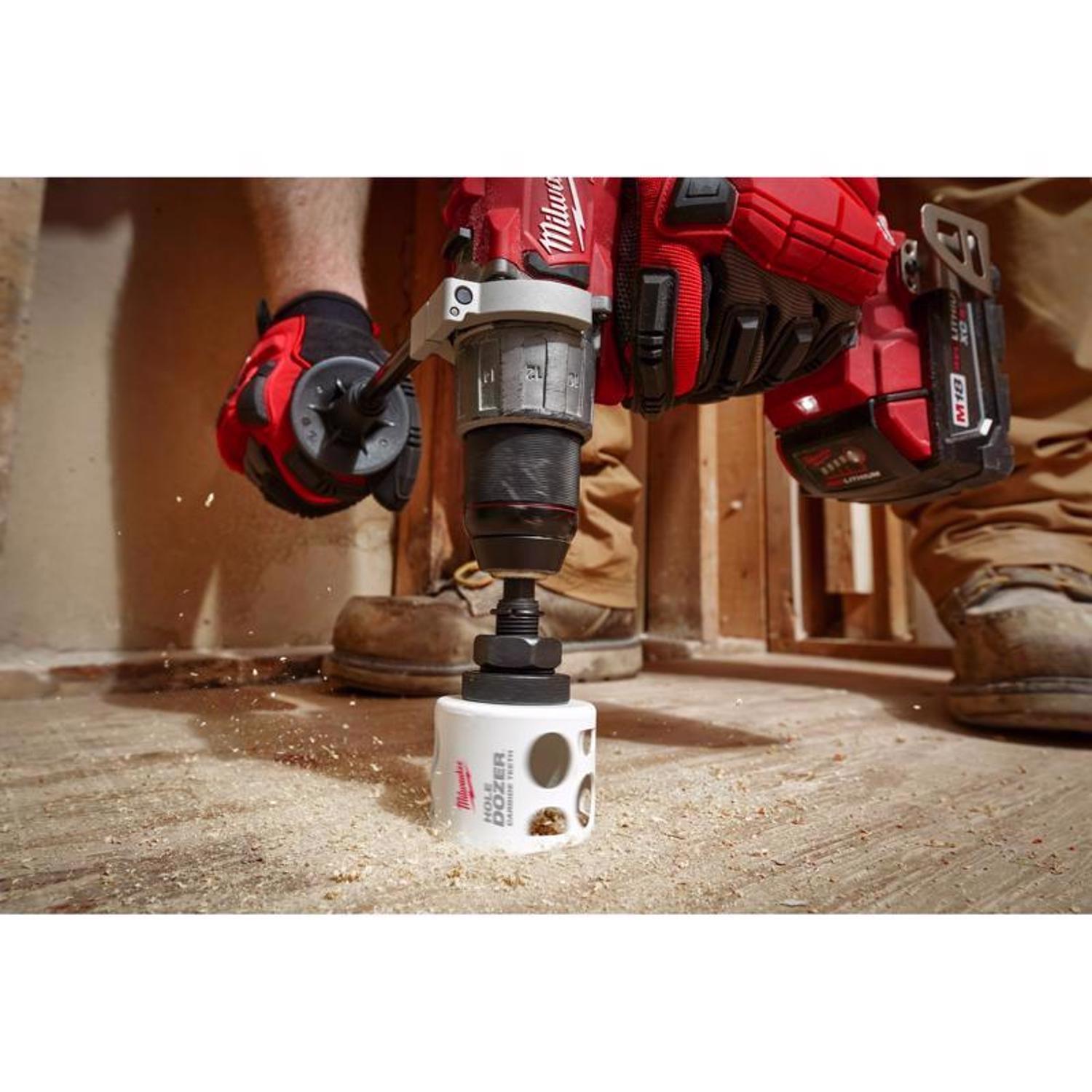 Milwaukee Hole Dozer 2-5/8 in. Carbide Tipped 1-7/8 in. L X 1/4 in. D Hole Saw