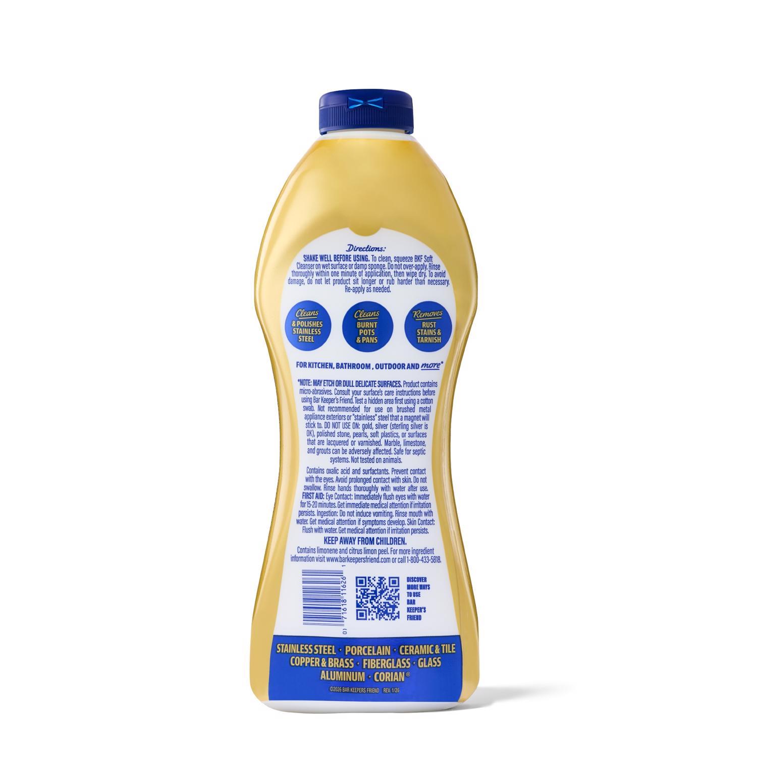Bar Keeper's Friend No Scent Hard Surface Cleaner 26 oz Liquid