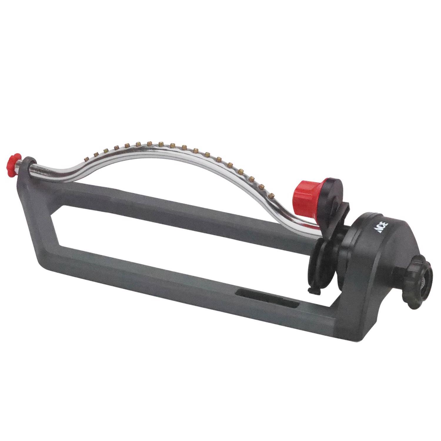 Ace Deluxe Plastic Sled Base Oscillating Sprinkler 3400 sq ft 1 pk