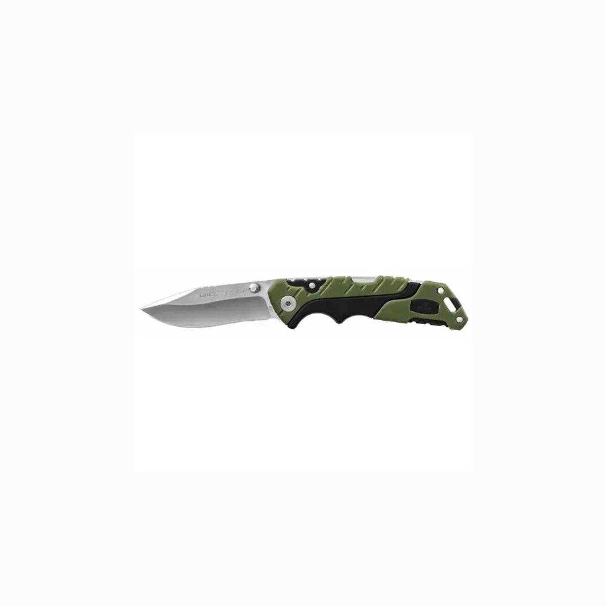 Buck Knives Folding Knife Folding Pursuit Black/Green 420 HC Steel 7.38 in.